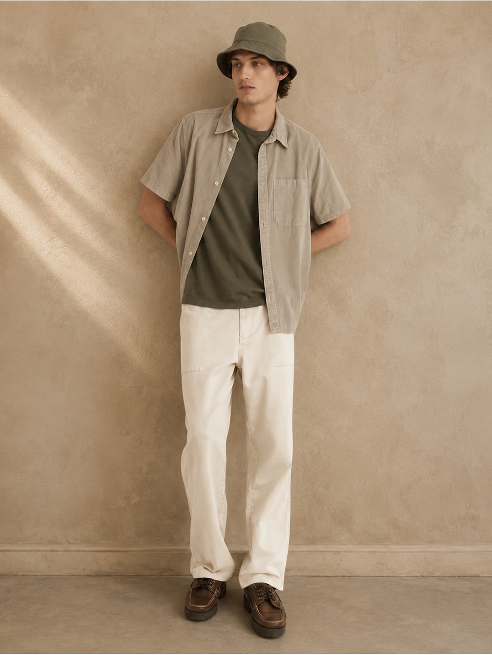 Madewell Cotton Everywear Pants Vintage Canvas XL Cream Ivory Utility Cargo